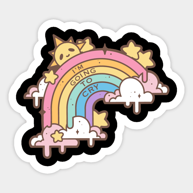 I’m Going To Cry Sticker by Void Dust